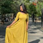 Gayathri Sri Instagram - Wearing yellow - my hue of joy 🤩 Kurtas @_gina_couture