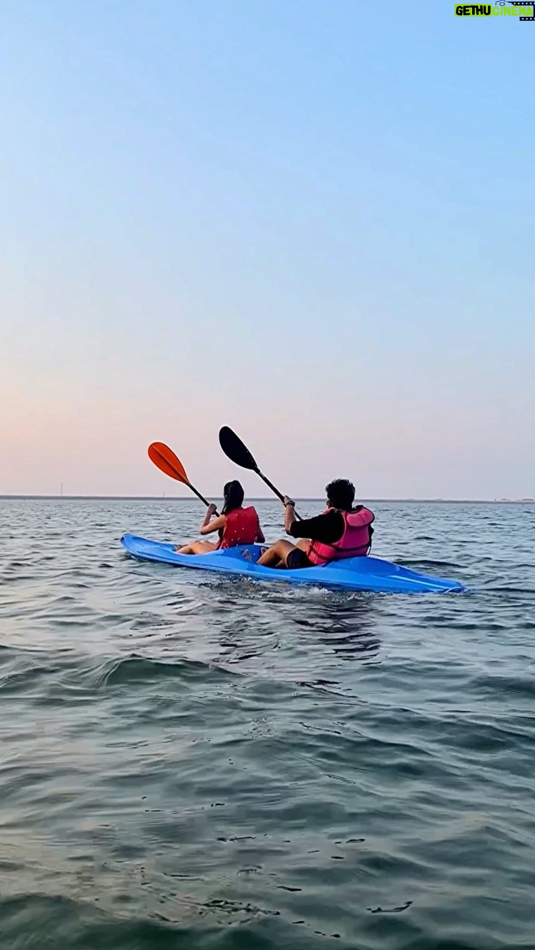 Gayathri Sri Instagram - It was a great experienceđź›¶ #kayaking #kayak #greatexperience #reels #reelsinstagram #reelsindia #reelitfeelit #reelsvideo #instagram #instadaily