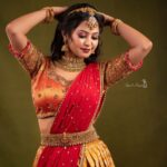 Gayathri Sri Instagram - ❤️✨ Mua @joshramakeovers Photography @meows_photography1991 Outfit @ravikkai_selai Studio @arangaa.space