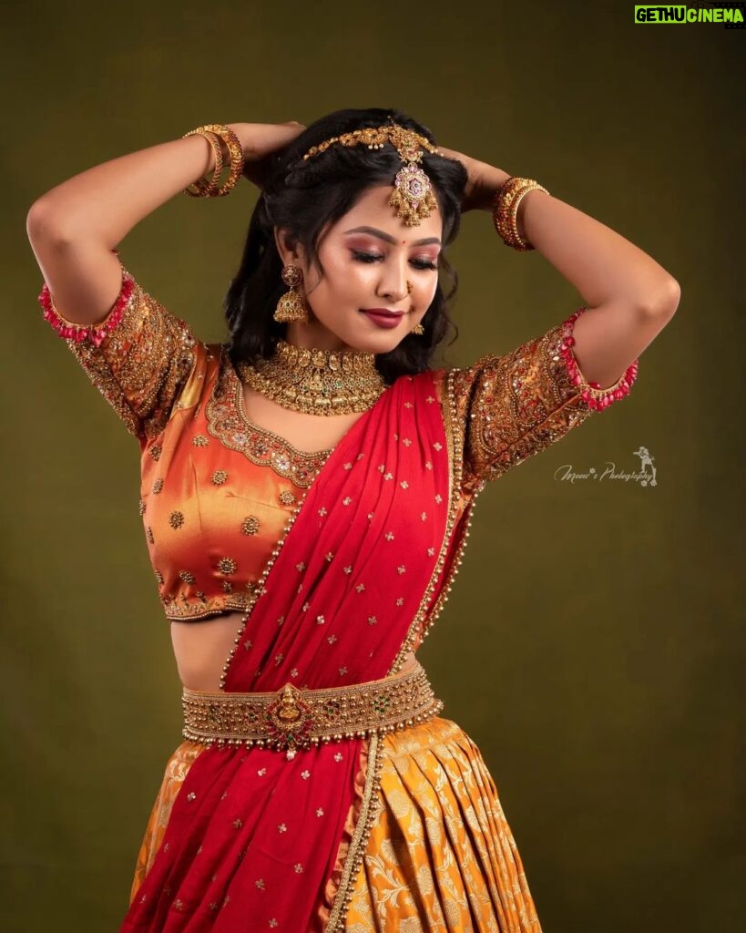 Gayathri Sri Instagram - ❤✨ Mua @joshramakeovers Photography @meows_photography1991 Outfit @ravikkai_selai Studio @arangaa.space