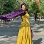 Gayathri Sri Instagram - Wearing yellow - my hue of joy 🤩 Kurtas @_gina_couture