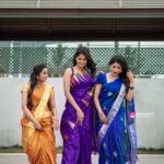 Gayathri Sri Instagram - 💜 Makeover @mua_vijisharath Hair @makeup_sharathbhushan Photography 📸 @zerogravityphotography Saree @silkemporium_uk Jewel 💎 @aviraabridaljewels Location @ajgardens_ #vijaytelevision #serial #vijayserial #aahakalyanam #vijaytv #reels Chennai, India