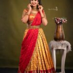 Gayathri Sri Instagram - ❤️✨ Mua @joshramakeovers Photography @meows_photography1991 Outfit @ravikkai_selai Studio @arangaa.space