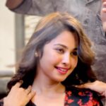 Gayathri Sri Instagram - Time for a change yo!! #brownshades Toni & Guy Essensuals Saravanampatti