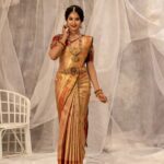 Gayathri Sri Instagram - Bridal #2... . Makeup by:@mystylemakeover_studio . FT:@gayu_sri_offl . Shotby:@vdop_photography . Saree:@mylaikumaran . Saree drape:@style_with_anbu . Blouse:@kavyavigneshofficial . Hairdo:@mahi_hairdo . Jewel:@krishya_bridal_collections . #vdopphotography #portrait #traditional #beauty #bridalmakeup #bridallook #beautyshots #portraitphotography #chennaimodels #chennaifashiondesigner #fashionstyle #love #model #instagram #bridalsarees #outfit #stylish Chennai, India