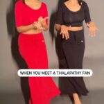 Gayathri Sri Instagram - Love and respect for @actorvijay We met and instantly connected on this beat And kept vibing on the same song through out What a fun shoot #thalapathy #vijaysethupathi @anirudhofficial @lokesh.kanagaraj @dineshmaster_official @sonymusic_south @7_screenstudio #tamilsong #tamil Coimbatore, Tamil Nadu
