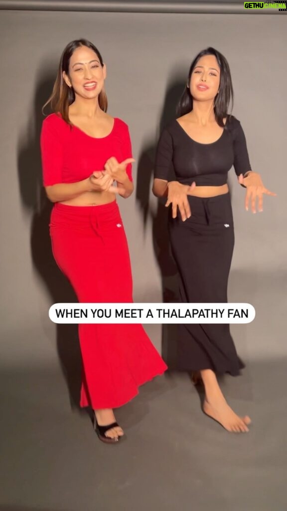 Gayathri Sri Instagram - Love and respect for @actorvijay We met and instantly connected on this beat And kept vibing on the same song through out What a fun shoot #thalapathy #vijaysethupathi @anirudhofficial @lokesh.kanagaraj @dineshmaster_official @sonymusic_south @7_screenstudio #tamilsong #tamil Coimbatore, Tamil Nadu