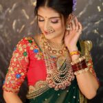 Gayatri Jadhav Instagram - Maharashtrian look ✨ @pranjalishelar_makeover In frame celebrity @gayatri_jadhav_official Jewellery by @parampara_rental.jewelley Outfit @pinkvelvet_rental_store Photography @26_rm_photography . . . . . . . . #makeupartist #makeuplover #post #postmalone #postoftheday #photoshoot #photooftheday #makeuplook #makeover #outfit #maharashtra #maharashtrian #maharashtrianlook #marathimulgi #explore #trending #viralpost #celebrity #celebrityshoot #photographer #instagood #instagram #pranjalishelarmakeover Pune, Maharashtra
