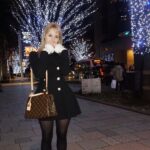Gemma Louise Instagram - イルミネーション行ってみた✨ カレンダー発売イベントでファンからプレゼントされたバッグ持っていました 👜✨♥️ I went to see the illumination in Roppongi Hills! Received this bag from a fan at my calendar release event!