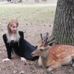 Gemma Louise Instagram – 奈良で出会った鹿さん🦌
一緒に自然を満喫しました🍂　#奈良 #鹿 #奈良公園 #nara #narapark #deer #deers #naradeer 奈良公園 Nara Park