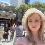 Gemma Louise Instagram - 難波八阪神社行った！！#難波八阪神社 #大阪 #旅行 #nambayasakashrine #osaka #japantravel