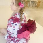 Gemma Louise Instagram - 浴衣🌸もうすぐ桜だね！#浴衣 #桜 #モデル #桜2023 #可愛い