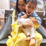 Genelia D’Souza Instagram – Happy Birthday My Chota Packet,
The biggest and best blessing I have got is when your parents choose me to be your godmother..
I look at you grow everyday and I think what a special little boy you are growing up to be..
And I just want you to know, you have me with you whenever you need me and that’s a promise for life 💚