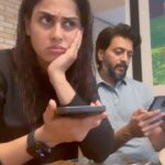 Genelia D’Souza Instagram – Dr, Navra & Me ….