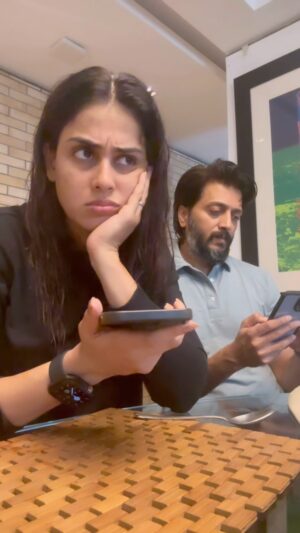 Genelia D'Souza Instagram - Dr, Navra & Me ….