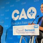 Geneviève Guilbault Instagram - Fière d'avoir annoncé aujourd'hui, en présence de mes collègues Suzanne Blais et @pierredufour_abitibiest, que Daniel Bernard sera votre candidat de la @coalition_avenir_quebec dans Rouyn-Noranda—Témiscamingue! Scientifique et gestionnaire expérimenté, installé dans la région depuis 1986, nous avons besoin de Daniel pour continuer de développer l'extraordinaire potentiel régional! Rouyn, Quebec