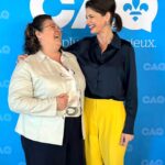 Geneviève Guilbault Instagram - Avec mon amie Nancy, députée de Roberval 🥰🥰🥰 Roberval, Quebec