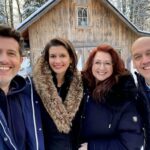 Geneviève Guilbault Instagram - J'ai passé un moment inoubliable, authentique et chaleureux avec ces trois personnes, et la super équipe qui nous a entourés. Merci pour cette expérience. 🤎 Sutton, Quebec