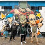 Genka Instagram - Huge ass graffiti of @aryhmofficial Thanks 🙏 Riku, Big Mora, Sboy and Sim Kares #telliskivi