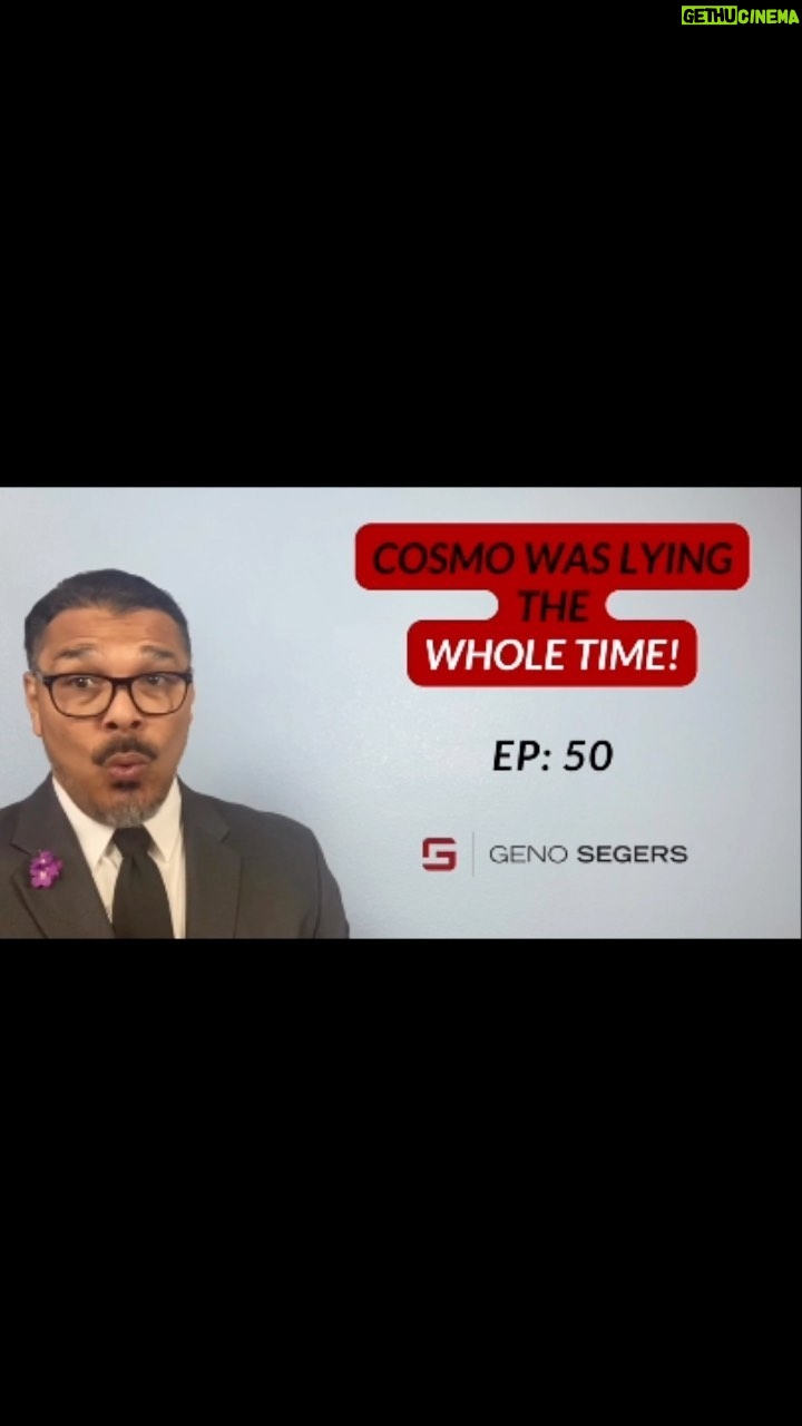 Geno Segers Instagram - Ep:50 Geno Segers Words Of Wisdom “Cosmo was Lying the Whole Time” #GetSum #GrindSmart