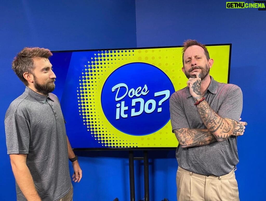 Geoff Ramsey Instagram - In about two minutes, our new show “Does it Do?” premieres on @roosterteeth and the @fuckfacepod yt channel. Check it out to find out “Is it funny?”