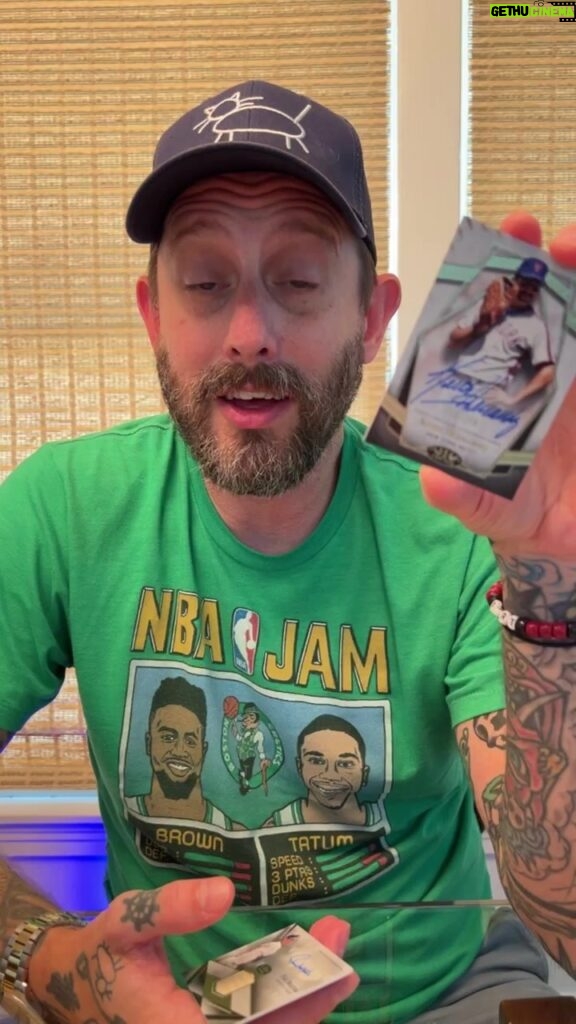 Geoff Ramsey Instagram - Daily RIP for August 14th! Topps Tier 1 cards! 💥 Tune in THIS WEDNESDAY at 3pm central time on RoosterTeeth.com and the F**k Face YouTube channel for F**k Face Breaks Sh*t LIVE 💥. What are your chase cards? Rooster Teeth Productions