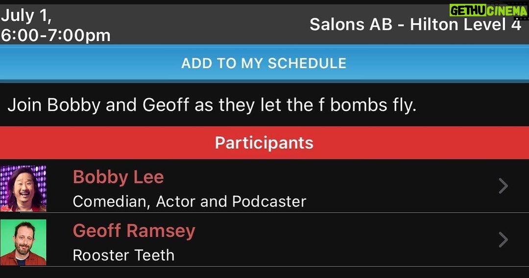Geoff Ramsey Instagram - See you there? #rtxaustin