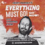 Geoff Ramsey Instagram – Everything must go! Go now!