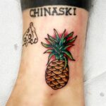 Geoff Ramsey Instagram - My NY resolution was to get 20 tattoos in 2020. One down! Thanks to @808bigb from @skindeeptattoowaikiki for the badass 🍍 Waikiki, Hawaii