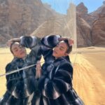 Georgina Rodríguez Instagram - AlUla feels like home 🇸🇦🧡🌅⛰️✨ @ExperienceALUla #ExperienceALUla @ALUlamoments #ALUlaMoments #ALula