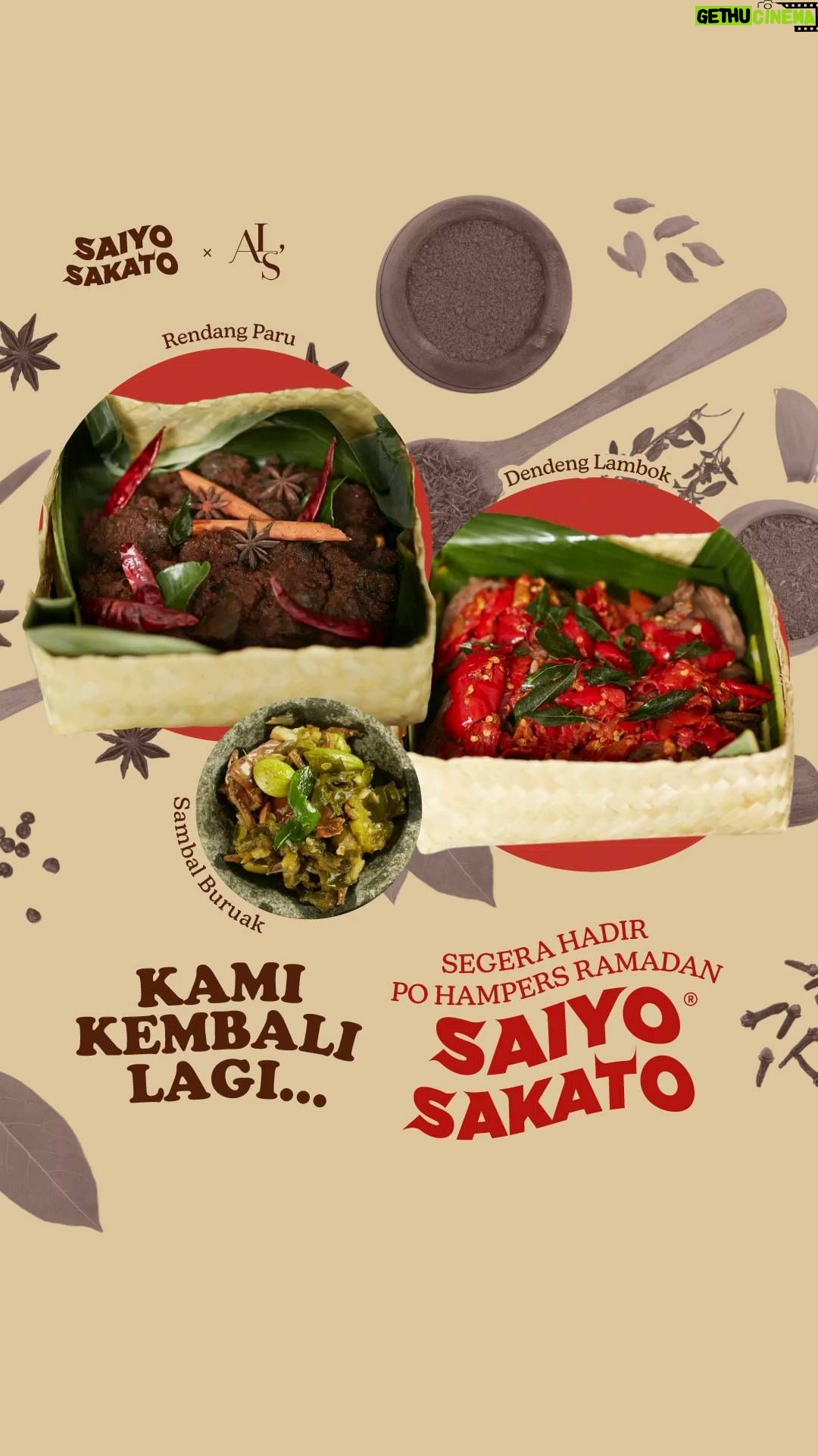 Gina S. Noer Instagram - Kelezatan menu Saiyo Sakato yang ditunggu-tunggu segera kembali. Pantau terus instagram kami agar tidak ketinggalan! Segera, hanya di @saiyosakato.id 😋 Saksikan Saiyo Sakato, tayang hanya di Netflix😊 #AwasBatambuahCiek #SaiyoSakatoXAlsCatering