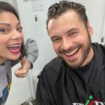 Ginger Gonzaga Instagram - #AdanCanto was such a sweet soul. His passing is so heartbreaking. He loved his family so much & he was a lovely artist and a good egg. Im grateful for people like him in our industry & I’m sad for everyone’s loss . He made his own furniture, read books in his trailer, was never cynical, and would talk poetically about all the ways Stephanie was so special to him. 🤍This first pic is from moments before our show was shut down due to COVID in March of 2020 and we were sending it to our friends from our first series Mixology from 2013. And only a few days later he welcomed his new baby AND had surgery during lockdown. I can’t imagine what a roller coaster he’s been on for the past three years. I’m grateful he existed and I’m just so so sorry for everyone’s loss. I can’t stop thinking about his family. Losing a sweet soul has such a sad sting. 🤍 @adancanto