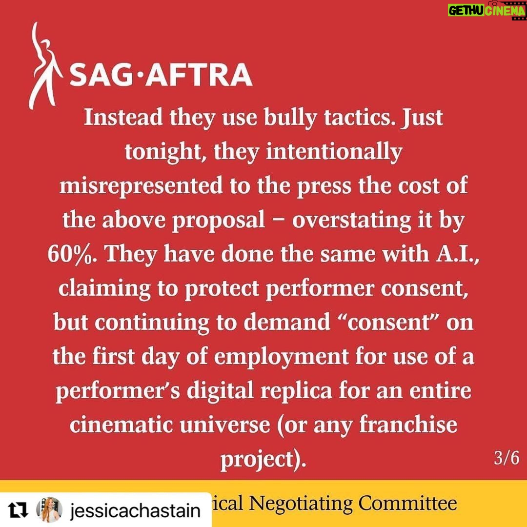 Ginger Gonzaga Instagram - Grateful to our @sagaftra #negotiating committee for not collapsing to text book b.s tactics and a bad deal. Shame on AMPTP. #sagaftra
