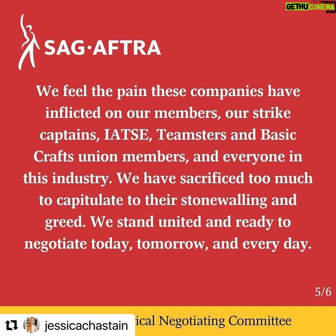 Ginger Gonzaga Instagram - Grateful to our @sagaftra #negotiating committee for not collapsing to text book b.s tactics and a bad deal. Shame on AMPTP. #sagaftra