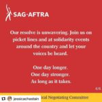 Ginger Gonzaga Instagram - Grateful to our @sagaftra #negotiating committee for not collapsing to text book b.s tactics and a bad deal. Shame on AMPTP. #sagaftra