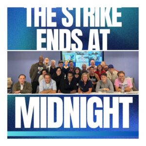 Ginger Gonzaga Instagram - Thank you to the brilliant members of the @wgawest @wgaeast #wga negotiating committee. 👏 bravo. Thank you for your hours, your wit, your brains and your wins. What history to be a part of! I hope you are all proud! Thank you thank you! Slides from @dotgov