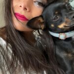 Ginger Gonzaga Instagram - Just my baby loving me. 🥰 Thank you forever @tobiessmalldogrescue