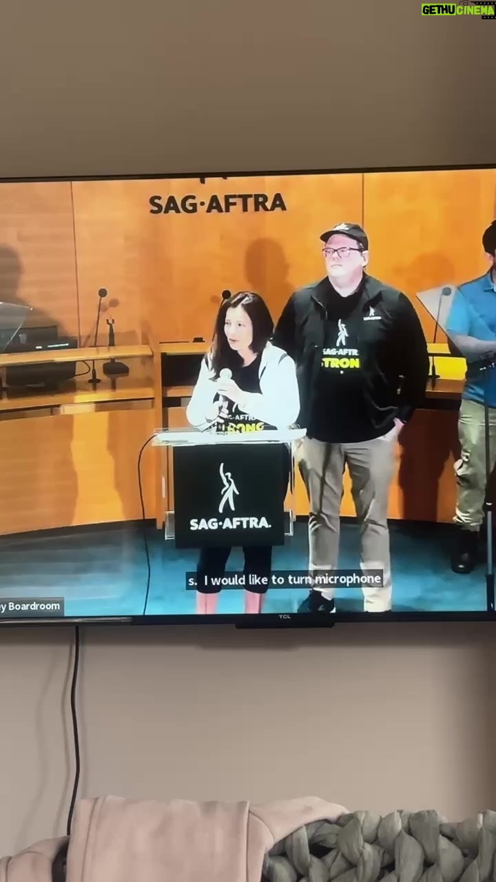 Ginger Gonzaga Instagram - There we go! #sagaftrastrong #wgastrong #solidarity