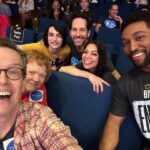 Ginger Gonzaga Instagram – This is my current @bigslickkc family playing FamilyFeud for @childrensmercy floor 5 Sutherland! So much fun! 

#bigslick #childrensmercy #dylanbaker #anthonyhill #paulrudd #finnwolfhard #beckyannbaker #charity