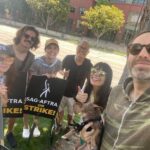 Ginger Gonzaga Instagram - Highlights from the Hot AF #sagaftradtrike and #wgastrike! Hot in more ways than one! This week was a blast getting to see so many of my talented friends and seeing old and new friends who lit up #jurdyduty- what talents! I love writing and acting and directing and I hope that everyone gets taken care of with all of their efforts. Grateful for all the sensitive souls who inspire me and those who create purposefully. I could cry thinking about the time and effort put in by those running the @tusctogether and all efforts to help those affected by this **ahem** “necessary evil.” Our leg work is so important and my personal motto is that you either need to be a striker, or feed the stikers. So thanks to everyone who donated food trucks, and water etc. I hope everyone feels happy in their power! And many thanks to the talented writers I know like @matt_donnelly who cover these issues with grace! Much love! #sagaftra #wgastrong #sagaftrastrong #art #friends #union #puppies #friendship #love