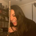 Ginger Gonzaga Instagram - In honor of #Andre3000’s new #FLUTE album, here’s a fun before and after of getting to work with the mega talented @rafaelcasal and @daveeddiggs for #blindspotting. BEFORE video: me harassing Rafa with video texts to let me play the flute as my character. AFTRER: Rafa and Daveed having me play #MACDRE on the flute in part of this fun scene with all the hilarious blindspottting queens: @jazzy_joness @aprilabsynth @candace.nicholas.lippman @jaylenbarron and @emilyalthaus. It’s very hard to play the flute when you’re laughing so hard, and trying to look at my buddies with a straight face as they let me do this thing they elevated, was such a fun slaphappy high. Directed by @erinfeeley. All such a joy. #flute #andre3000 #blindspotting #fun