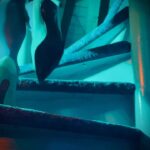 Ginger Gonzaga Instagram - Keep climbing, babe. 🩵 🎥 x me. #slomo #cinematography #practicalfilters #notAI #pretty #bluesndgreen #heels #saintlaurent