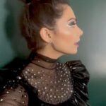 Ginger Gonzaga Instagram - This was my favorite green carpet look! It’s so glitter glam and I love it. I’m so grateful to work with such fascinating and amazing artists so this is a post with all the people who make my world go- round! Including my dear friends who make me smile! ✨ 💄 @harperartist 💇‍♀️ @pamwiggy 👗 styled by me, mon cherie. 🧵 tailoring @jennifer.fein