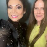 Ginger Gonzaga Instagram - This was my favorite green carpet look! It’s so glitter glam and I love it. I’m so grateful to work with such fascinating and amazing artists so this is a post with all the people who make my world go- round! Including my dear friends who make me smile! ✨ 💄 @harperartist 💇‍♀️ @pamwiggy 👗 styled by me, mon cherie. 🧵 tailoring @jennifer.fein