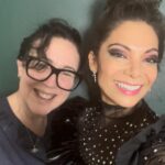 Ginger Gonzaga Instagram - This was my favorite green carpet look! It’s so glitter glam and I love it. I’m so grateful to work with such fascinating and amazing artists so this is a post with all the people who make my world go- round! Including my dear friends who make me smile! ✨ 💄 @harperartist 💇‍♀️ @pamwiggy 👗 styled by me, mon cherie. 🧵 tailoring @jennifer.fein