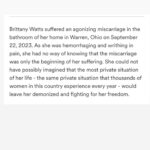Ginger Gonzaga Instagram - Hi friends. There is a #gofundme link for #brittanywatts in my insta story, highlights and extra link in bio. I reached out to her attorney and requested a Go Fund Me link after learning of her tragic story, and her camp was able to create one with the account going directly to Brittany Watts. Brittany suffered a traumatic miscarriage, and will now be on trial for something that happens to women every day. Women deserve compassion, mental health services and love following such an awful experience riddled with agony and shock. This gofund me will go towards the burden of her unjust #ohio legal expenses, but more importantly, mental health care following not one, but now two public and traumatic ordeals. Please donate and share if you can, even $5 from several people is so powerful! Lots of love and her camp is very grateful and says thank you! If you Re share in your stories- please include the #gofundme link as a sticker! Swipe to see more info. #justiceforbrittany #women #mentalhealth #trauma #misccarriage #women #womensrights #mentalhealthcare #love #compassion