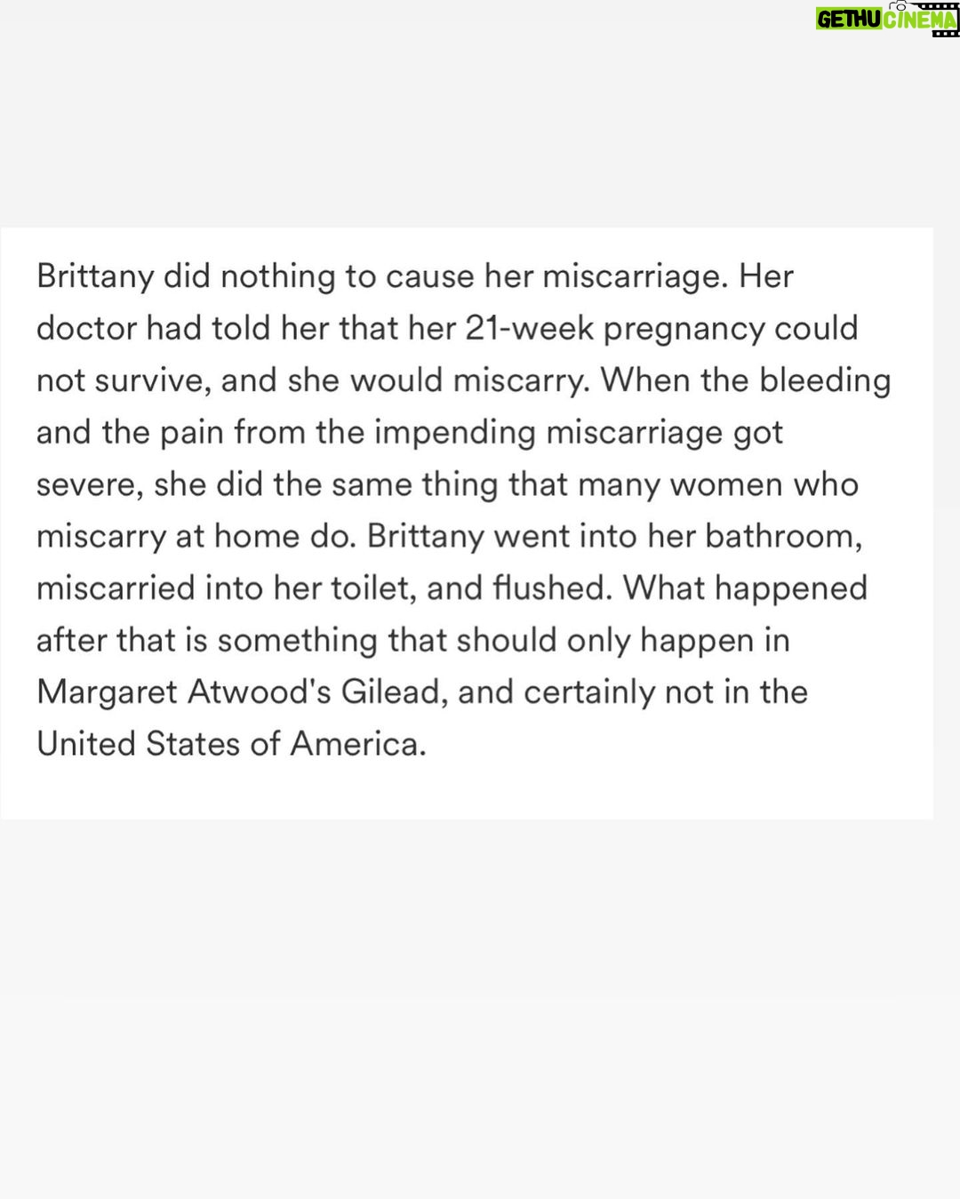 Ginger Gonzaga Instagram - Hi friends. There is a #gofundme link for #brittanywatts in my insta story, highlights and extra link in bio. I reached out to her attorney and requested a Go Fund Me link after learning of her tragic story, and her camp was able to create one with the account going directly to Brittany Watts. Brittany suffered a traumatic miscarriage, and will now be on trial for something that happens to women every day. Women deserve compassion, mental health services and love following such an awful experience riddled with agony and shock. This gofund me will go towards the burden of her unjust #ohio legal expenses, but more importantly, mental health care following not one, but now two public and traumatic ordeals. Please donate and share if you can, even $5 from several people is so powerful! Lots of love and her camp is very grateful and says thank you! If you Re share in your stories- please include the #gofundme link as a sticker! Swipe to see more info. #justiceforbrittany #women #mentalhealth #trauma #misccarriage #women #womensrights #mentalhealthcare #love #compassion