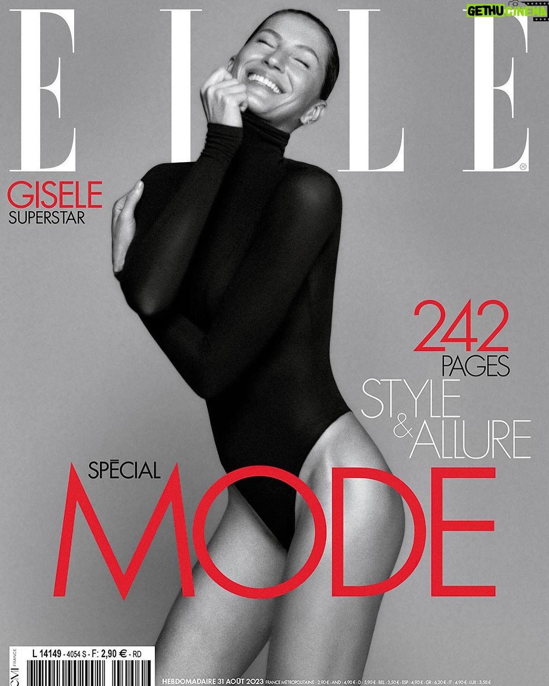 Gisele Bündchen Instagram - New @ellefr Photo: @chriscolls Style: @sagliogeraldine Hair: @bobrecine Makeup: @romyglow Nails: @deborahlippmann