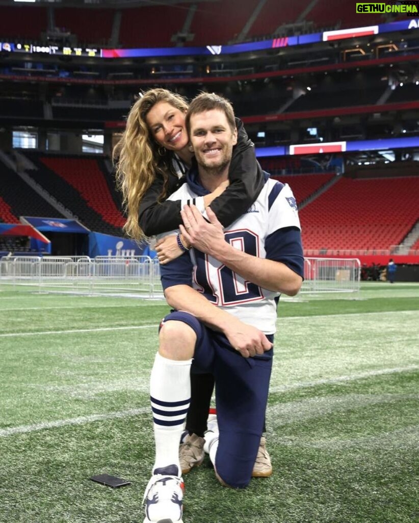 Gisele Bündchen Instagram - What a ride @tombrady ! So many memories! When I met you over 15 years ago, I didn’t know the first thing about football. But cheering for you and seeing you do what you love most made me learn about this wonderful game to the point that I seriously believed I knew more than the referees! We always had a special champions playlist for every drive on our way to the game. As a family, we always prayed for you, celebrated and supported you in every game, cheered every win and suffered with every loss. I’m so proud of you, and of everything you have had to overcome physically and emotionally over the years. I am in awe of your dedication, and of everything you have achieved. You love what you do, and you leave behind a legacy that is a beautiful example for future generations. You are the most dedicated, focused and mentally tough person I have ever met. You never once complained over the years about all the bruises and aches and pains. You just kept focusing on your goal to go out there and be the best leader there was to all your teammates. I know how excited you are about the next chapter of your life. Watching you work so hard in your football career and seeing the dedication you are now putting into all your new endeavors is incredibly inspiring. There is nothing you can’t achieve. I have always been here for you, you know that, and I’m as excited as you are for what the future holds! Words can’t really express how grateful I am to everyone who has been so supportive of my husband and our family for so many years. With all my love, Gisele