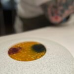 Gladys Lee Instagram - #uni is just my all time favorite 🫰🫰🫰 Uni carbonara from egg yolk with homemade spaghetti, one more please. Pork or pigeon for main course. And the carrot dessert was fun and tasty. @frassi_tw by chef @iacopofrassi #finedining #taipeifood #taipeifoodie #gourmet #gastronomy Frassi